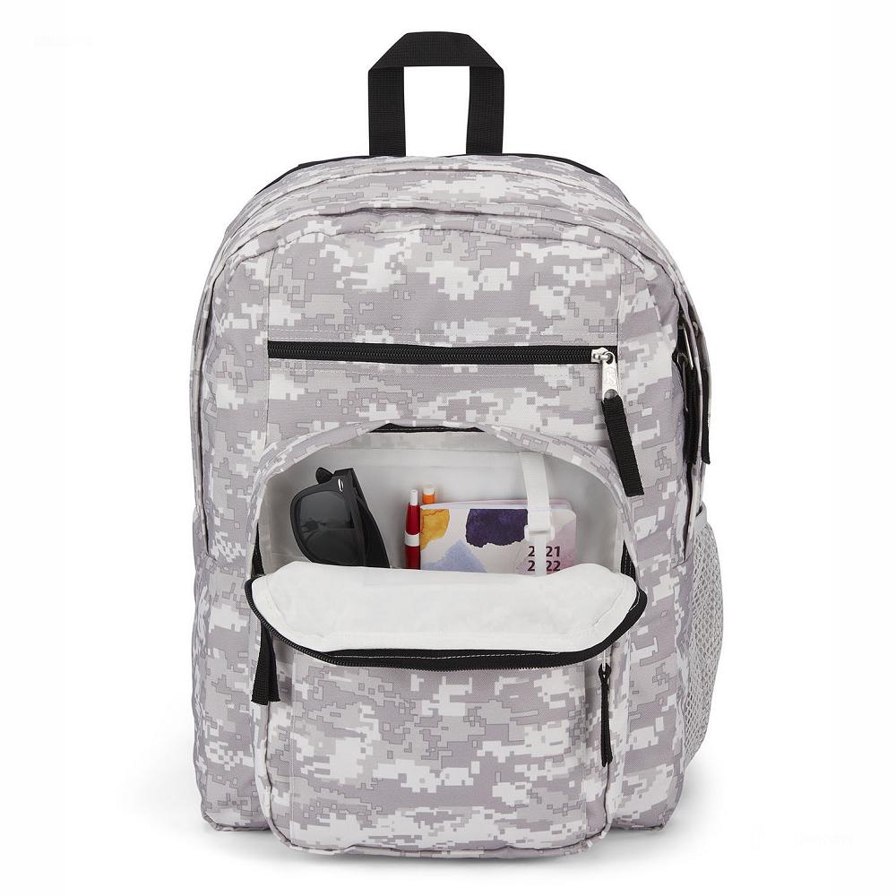 Sac à Dos Ordinateur JanSport BIG STUDENT Grise Camouflage | GAC-91406075